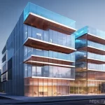 건축기사와 BIM 소프트웨어 활용 - **Prompt 1: The Visionary Architect and Holographic BIM Model**
    "A young female architect, in he...