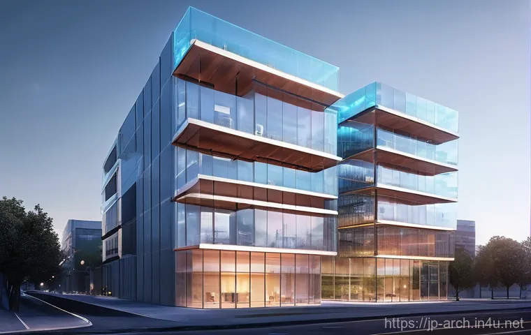 건축기사와 BIM 소프트웨어 활용 - **Prompt 1: The Visionary Architect and Holographic BIM Model**
    "A young female architect, in he...