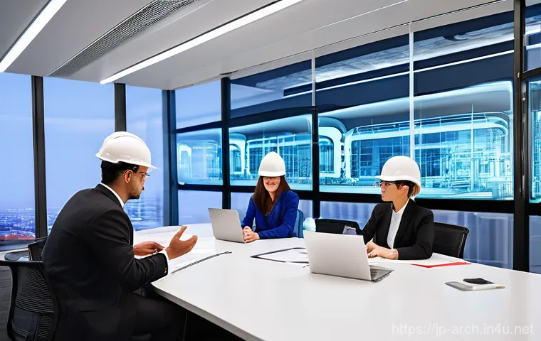 건축기사와 BIM 소프트웨어 활용 - **Prompt 1: The Visionary Architect and Holographic BIM Model**
"A young female architect, in he... 건축기사와 BIM 소프트웨어 활용 - **Prompt 1: The Visionary Architect and Holographic BIM Model**
"A young female architect, in he...